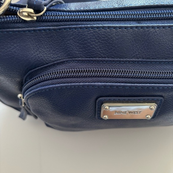 NWT Nine West Blue Everyday Crossbody Shoulder Purse - Picture 3 of 16